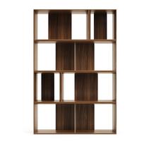 Modulinės lentynos natūralios spalvos iš riešutmedžio 6 vnt. 101x152 cm Litto – Kave Home