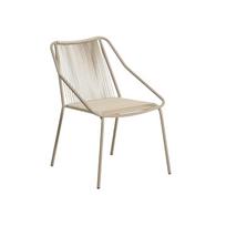 Kreminės spalvos/taupe spalvos sodo kėdė Zivia – Kave Home