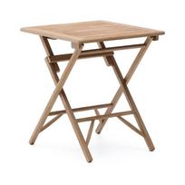 Iš akacijos masyvo sodo valgomojo stalas 66x66 cm Dandara – Kave Home