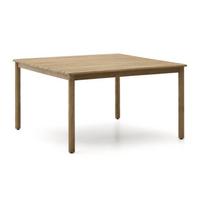 Iš akacijos masyvo sodo valgomojo stalas 135x135 cm Sori – Kave Home