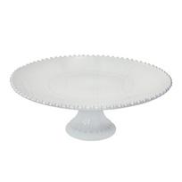 Baltos akmens masės serviravimo padėklas Costa Nova Pearl, ⌀ 33 cm