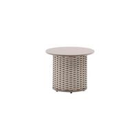 Iš metalo apvalios formos sodo šoninis staliukas ø 50 cm Sedalis – Kave Home