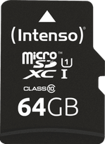Intenso SD MicroSD Card 64GB SD-HC UHS-I retail