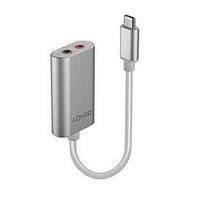 Lindy USB Type C to 3.5mm Audio and Microphone Converter