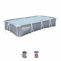 Bestway Steel Pro baseinas su stovu 366x201x66 cm