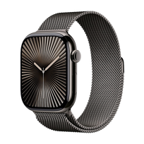 Watch Apple Watch Series 10 GPS + Cellular 42mm Slate Titanium Case with Sport Loop - Slate Milanese