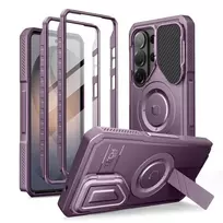 Tech-Protect Kevlar phone case with MagSafe support for Samsung Galaxy S26 Ultra (S948) purple
