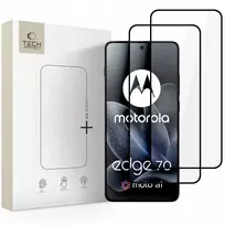 Tech-Protect TEMPERED GLASS GLASS FIT+ 2-PACK MOTOROLA EDGE 70 5G BLACK