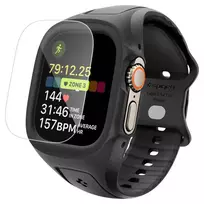 Spigen LIQUID AIR PRO  AND  TEMPERED GLASS APPLE WATCH ULTRA 1 / 2 / 3 (49 MM) BLACK