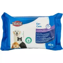 Trixie Wet wipes for ears - Ear care wipes, 40 pcs