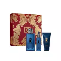 Dolce  AND  Gabbana Set: K by Dolce Gabbana, Eau De Parfum, For Men, 100 ml + K by Dolce Gabbana, Beard Oil, 25 ml + K by Dolce Gabbana, Cleansing Shower Gel, For All Skin Types, 50 ml