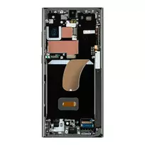 SAMSUNG LCD display + Touch Unit + Front Cover S918 Galaxy S23 Ultra Graphite/Red (Service Pack)