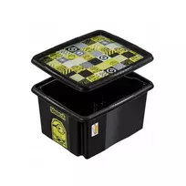 Keeeper Box with lid 15L Karolina “Minions Mosaic” 38x29.5x20.5cm black