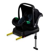 KINDERKRAFT automobilinė kėdutė MINK PRO i-Size, 40-75 cm, su pagrindu, black, KCMIPRFXBLK0000