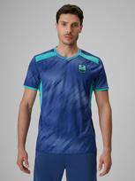 Regular greitai džiūstanti futbolo marškinėliai vyrams - denim