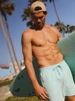 Vyriški paplūdimio boardshorts šortai - mėtų