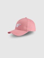 Moteriška strapback kepurė su snapeliu - rožinė
