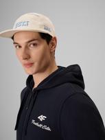 Vyriška kepurė su snapeliu strapback - smėlio spalvos