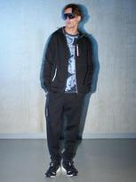 Sportinės kelnės jogger vyrams - juodos
