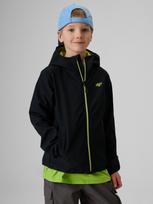 Softshell vėjui atspari striukė membrana 5000 berniukams - juoda
