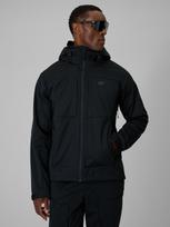 Softshell vėjui atspari striukė membrana 8000 vyrams - juoda