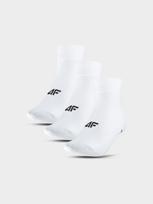 4F Moteriškos trumpos kojinės (3-pack) – baltos 35-38