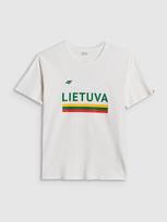 Sirgalių marškinėliai Lietuva - balti