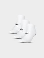 4F Vyriškos trumpos kojinės (3-pack) – baltos 43-46