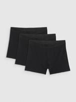 Vyriškas apatinis trikotažas boksininko tipo šortai (3-pack) - juodi