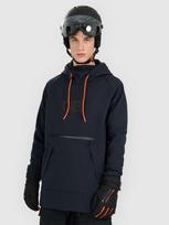 Vyriška snieglenčių softshell vėjui atspari striukė 5000 membrana - juoda