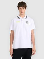 Vyriški polo regular marškinėliai 4F x Robert Lewandowski - balti