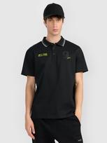 Vyriški polo regular marškinėliai 4F x Robert Lewandowski - juodi