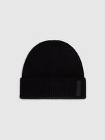 Vyriška beanie vilnonė kepurė - juoda