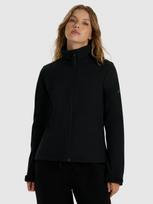 Moteriška softshell vėjui atspari striukė 5000 membrana - juoda