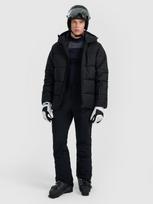 Vyriškos softshell slidinėjimo kelnės 8000 membrana - juodos