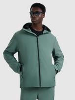 4F Vyriška softshell vėjui atspari striukė 5000 membrana - žalia XL