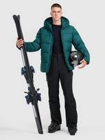 Vyriškos softshell slidinėjimo kelnės 10000 membrana - juodos