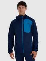 4F Vyriška softshell vėjui atspari striukė 8000 membrana - tamsiai mėlyna XL