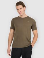 Vyriški žygio marškinėliai su merino vilna - alyvuogių/khaki spalvos