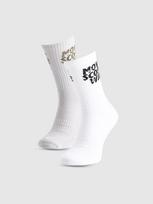 Vyriškos casual kojinės virš kulkšnių (2-pack) - daugiaspalvės