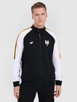 Unisex sportinis atsegamas džemperis be gobtuvo 4F x Drift Masters - juodas