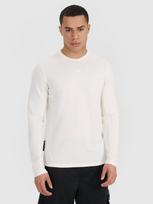 Vyriški Longsleeve regular krepšinio greitai džiūstantys marškinėliai - balti
