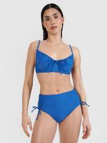 Moteriško maudymosi kostiumėlio bikini viršus - mėlynas