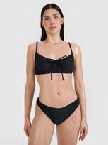 Moteriško maudymosi kostiumėlio bikini viršus - juoda