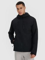 4F Vyriška softshell vėjui atspari striukė 8000 membrana - juoda XL
