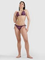 4F Moteriško maudymosi kostiumėlio bikini apačia - violetinė M