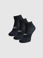 Casual kojinės virš kulkšnių (3- pack) berniukams- juodos