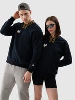 Sportinis neatsegamas džemperis be gobtuvo unisex 4F x Drift Masters - juodas