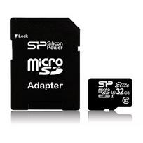 Silicon Power Elite 8GB microSDHC UHS-I 8GB GB, Micro SDHC, Flash memory class Class 10, SD SP008GBSTHBU1V10SP
