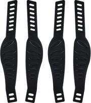 Dviračio pedalų dirželiai, 33 cm ilgis, reguliuojami, 2 poros